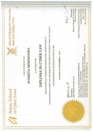 Cyber law Diploma
