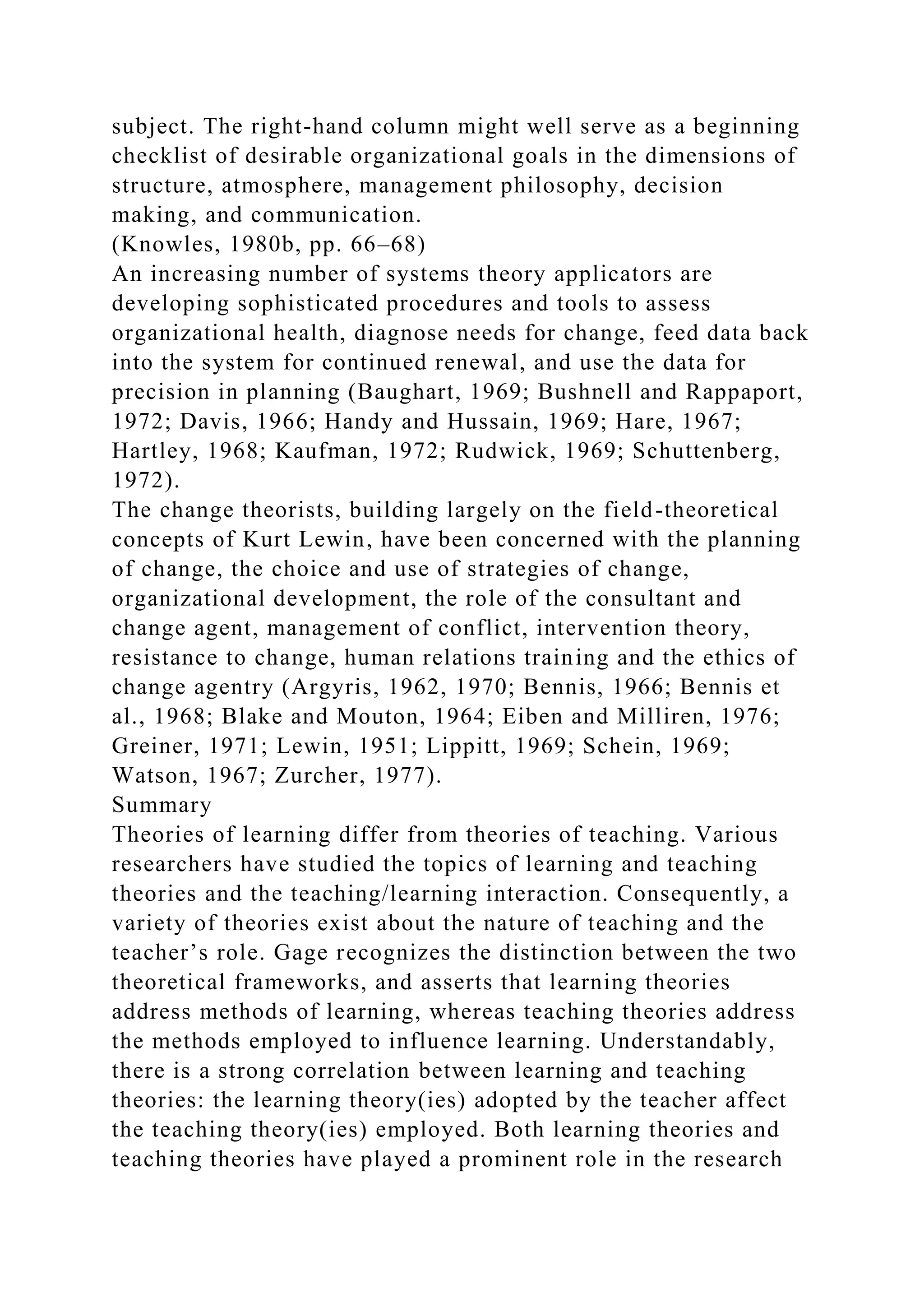 39Chapter 7Theories of TeachingIntroductionTheories of l.docx