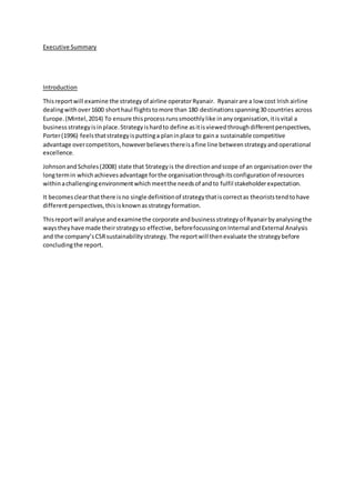 Global Strategy assignment (1) | PDF