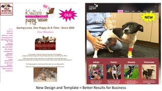 New Design and Template = Better Results for Business
OLD
NEW
 