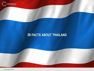 © Canvassco 2015 1
39 FACTS ABOUT THAILAND
 