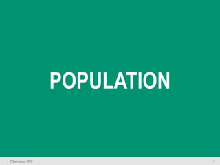 © Canvassco 2015
POPULATION
2
 