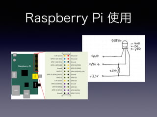 Raspberry Pi 使用 
 