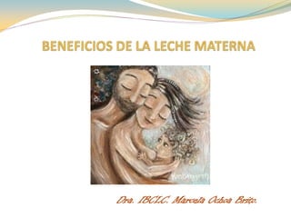 Dra. IBCLC. Marcela Ochoa Brito.
 
