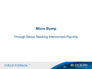 Micro Bump Through Silicon Stacking Interconnect Flip-chip 