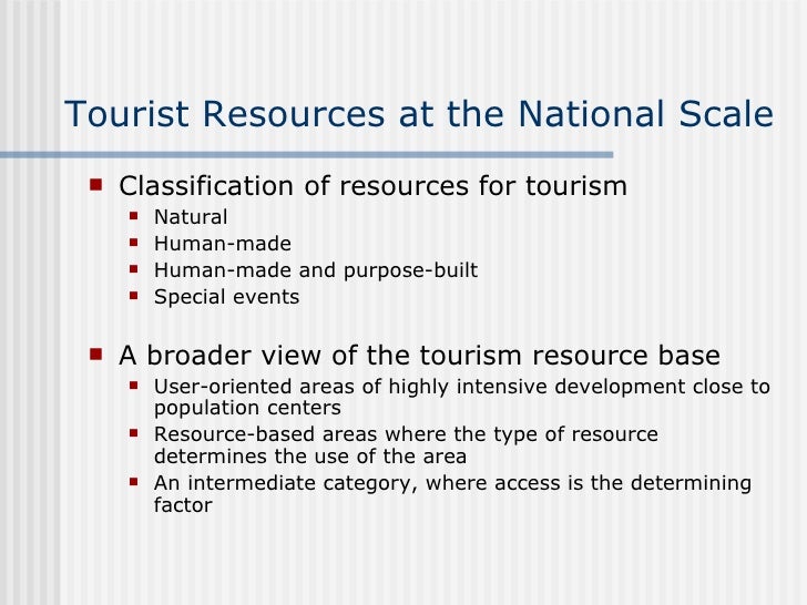 tourism resources of
