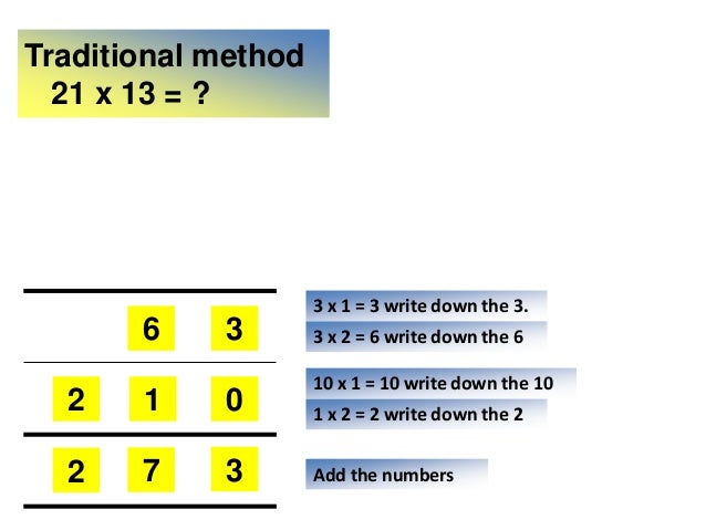 3a. multiplication, division