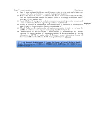 The Impact of Social Media on Public Health Communication (www.kiu.ac ...