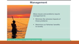 Ecosystem Approach to Fisheries Management | PPTX