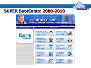 SUPER BootCamp:  2008-2010 