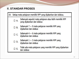 II. STANDAR PROSES
17
 