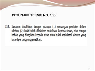 PETUNJUK TEKNIS NO. 136
37
 