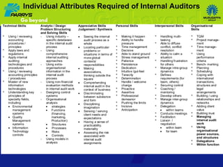 Individual Attributes Required of Internal Auditors 