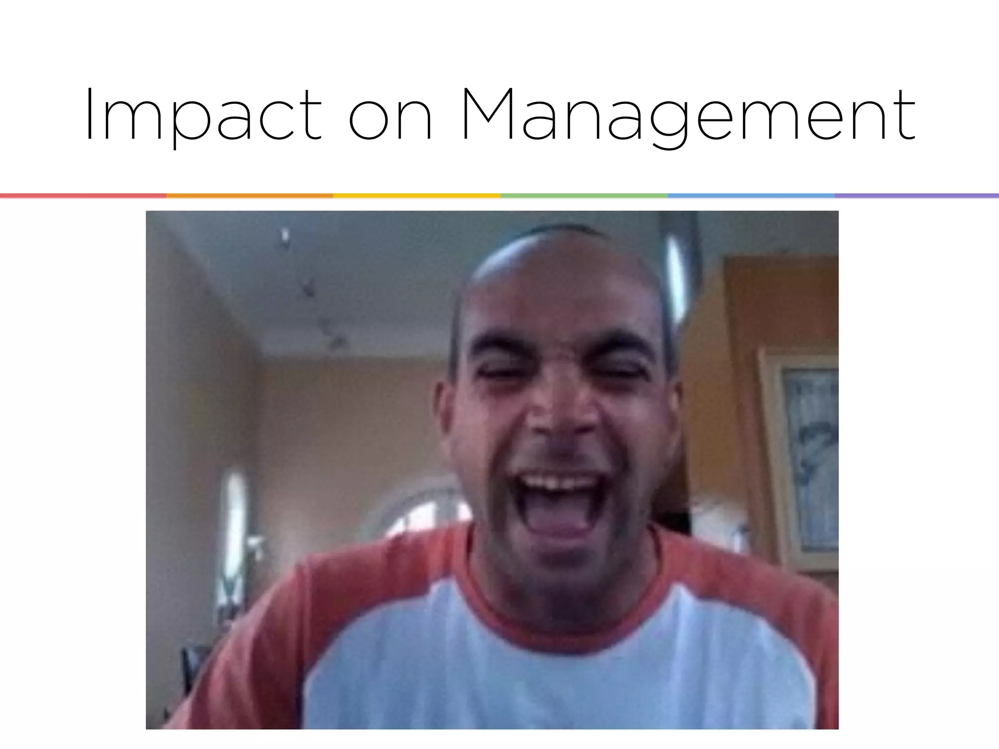 Impact on Management
 