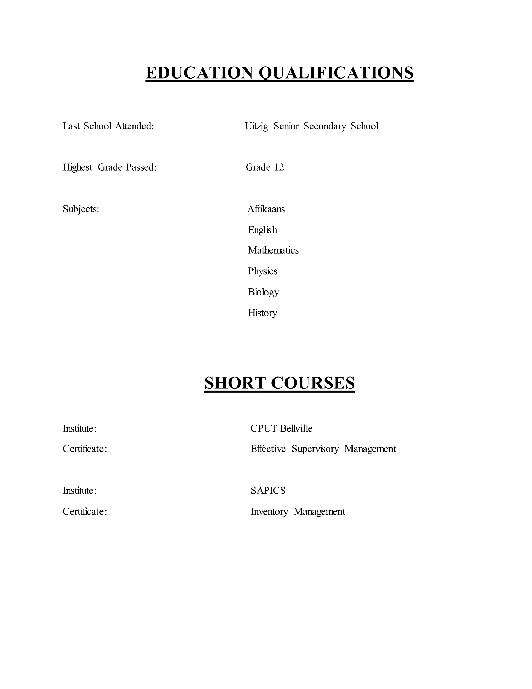 Cv Of Darryl Peters PDF cv-of-darryl-peters-pdf