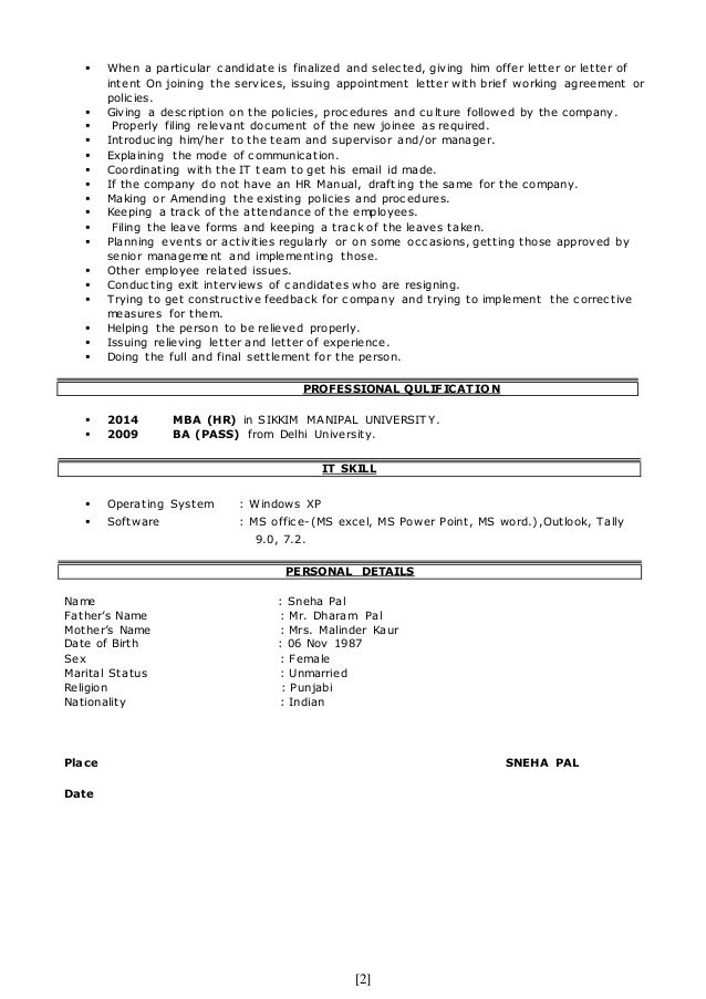 Sneha Last Updated Resume 2