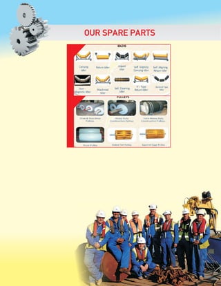 OUR SPARE PARTS
1. JINDAL STEEL & LIMITED
2. MOESERBAER POWER LIMITED
3. KJS AHUWALIYA POWER & STEEL LIMITED
4. K.D. RESOURCE PVT. LTD.
5. RELIANCE INDUSTRIES LIMITED
6. PRISM CEMENT LIMITED
7. HINDALCO INDUSTRIES LIMITED
POWER
CLIENTS
 