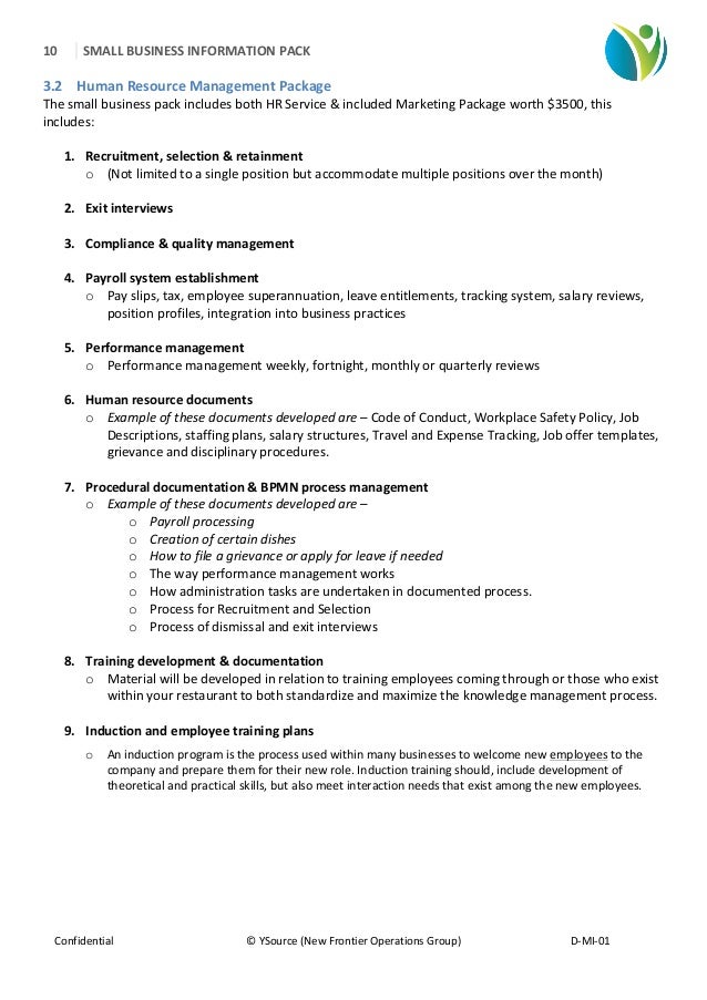 human resource documents