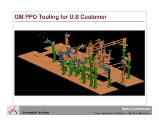 39
Automation Systems Your Automation Solutions , Our Core Business
Strictly Confidential
GM PPO Tooling for U.S Customer
 