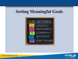 Setting Meaningful Goals
 