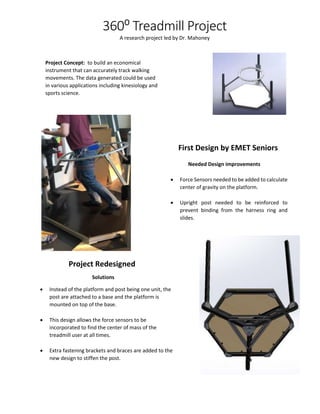 Treadmill Science 360 treadmill project | PDF