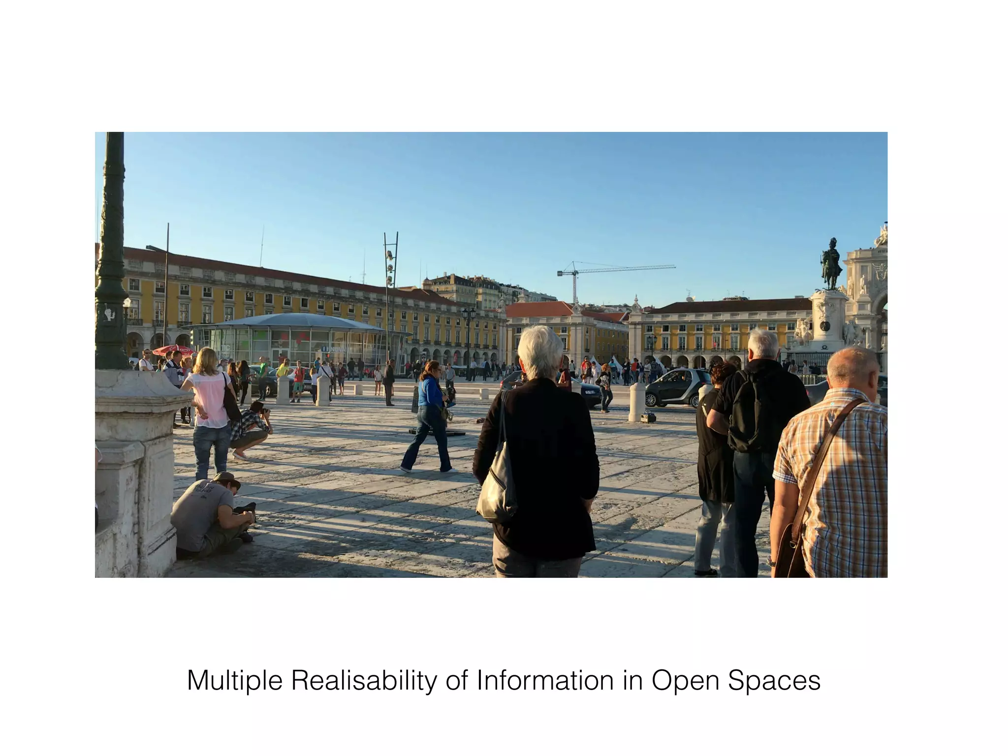 Multiple Realisability of Information in Open Spaces
 