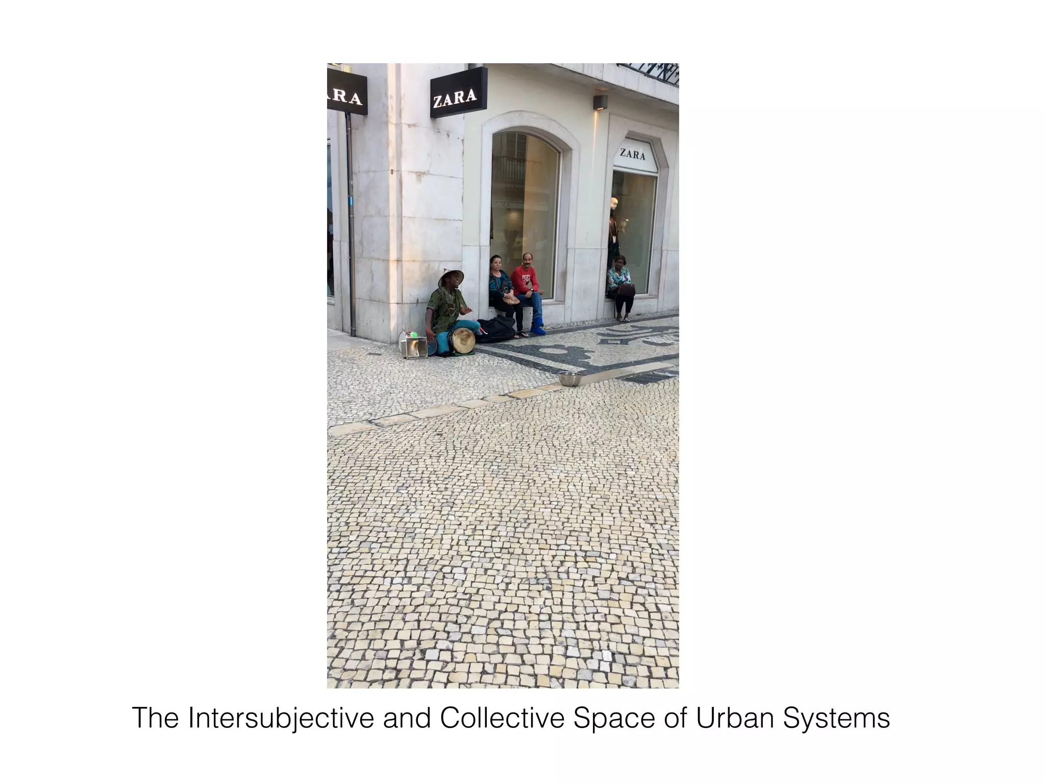 The Intersubjective and Collective Space of Urban Systems
 