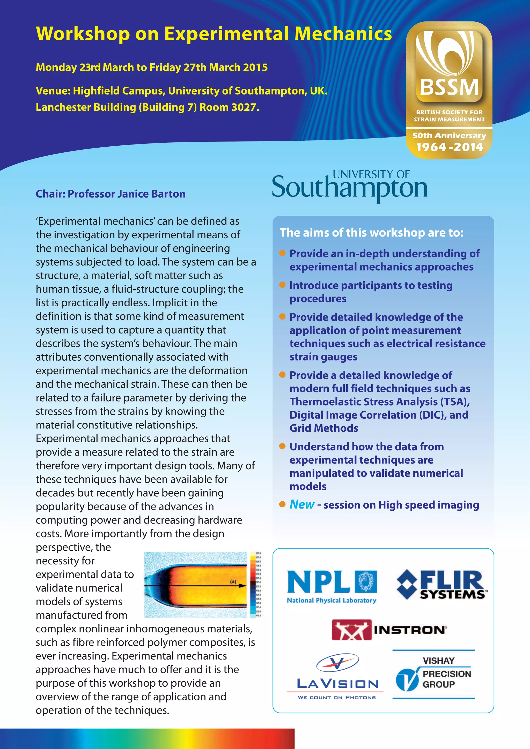 Experimental_Mechanics_Course_Flyer PDF