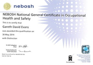 NEBOSH National General Certificate in OHS