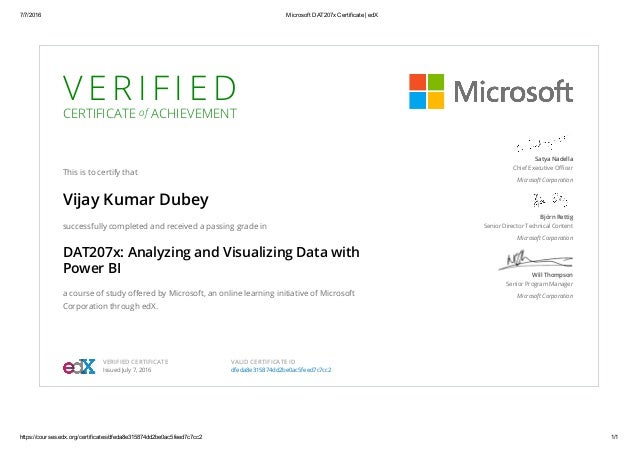 microsoft certficate