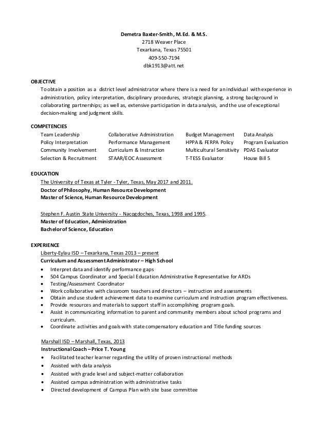 HR Resume 2015