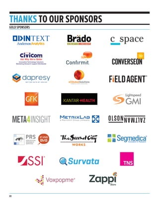 GOLD SPONSORS
THANKS TO OUR SPONSORS
22
 