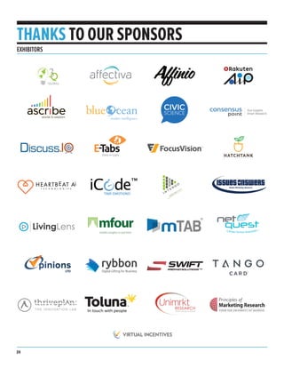 THANKS TO OUR SPONSORS
EXHIBITORS
24
 