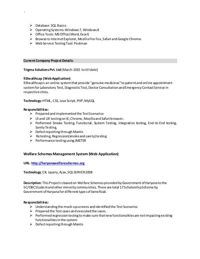 software testing resume sles for experienced software tester resume asheesh software testing resume sles for experienced software tester resume asheesh
