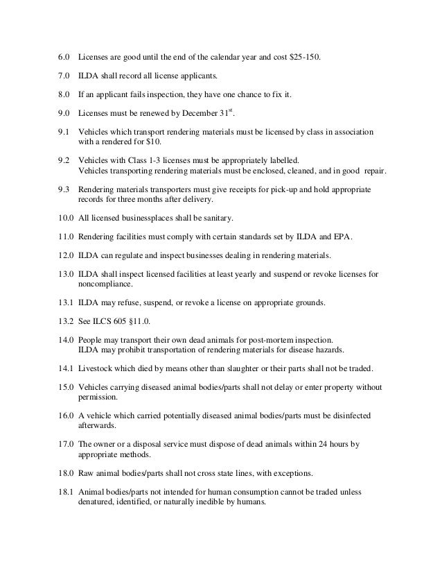 ILCS Annotated Table of Contents
