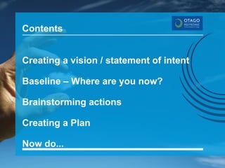 Baseline And Plan | PPT