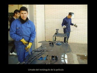 Limado del rectángulo de la película
