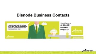Bisnode Business Contacts
 