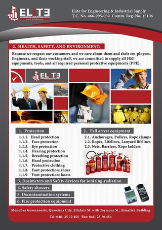 Elite Engineering Catalogue