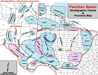 Permian Basin + US structure provinces
 