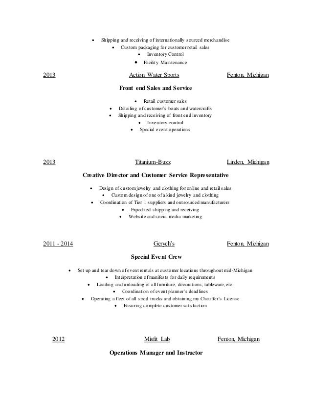 Order resume online 2013