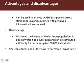 Genomic selection with weighted GBLUP and APY single step