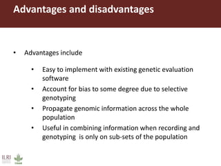 Genomic selection with weighted GBLUP and APY single step