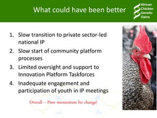 Facilitating partnerships and institutional engagements in the ACGG project: An Overview