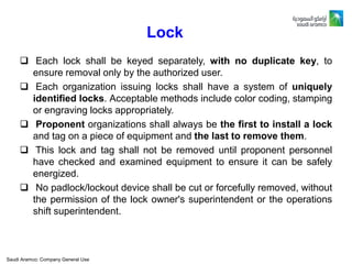 Proponent Tag 3a CS LOTO Awareness how to install loto | PDF