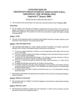 GISA Constitution 2008