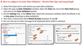 Mastering Excel: Data Validation, What-If Analysis, and Dashboard ...