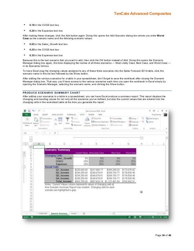 Excel Training Manual