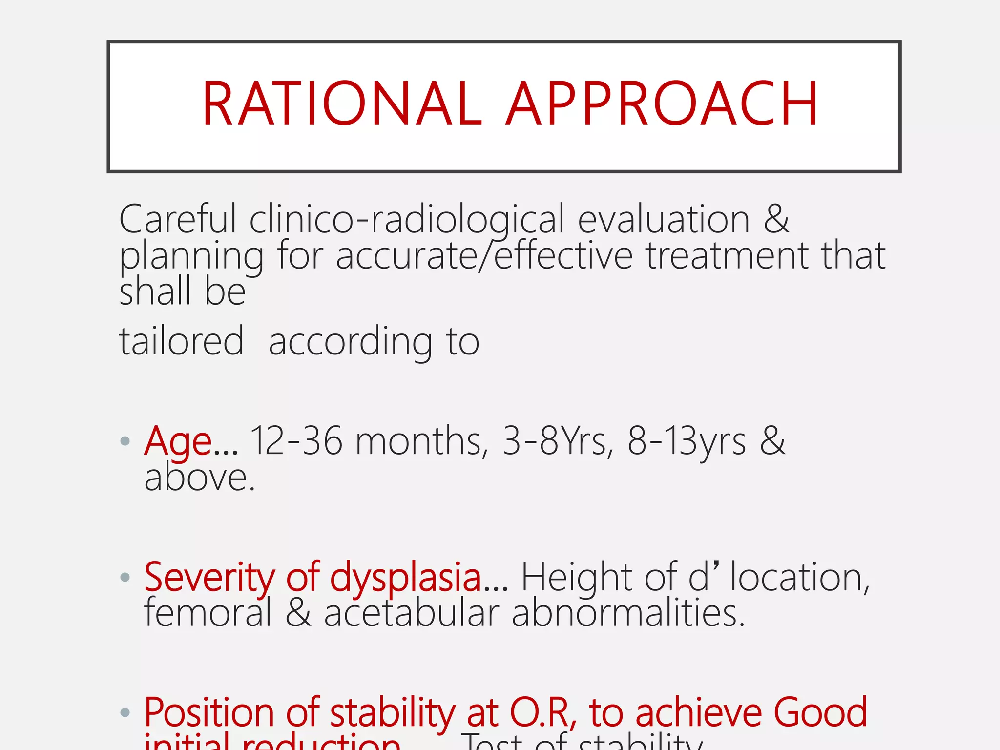 3a ddh open reduction principles & protocols | PPT