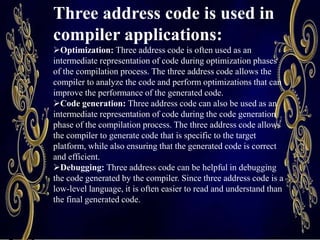 3 address code ujjwal matoliya.pptx
